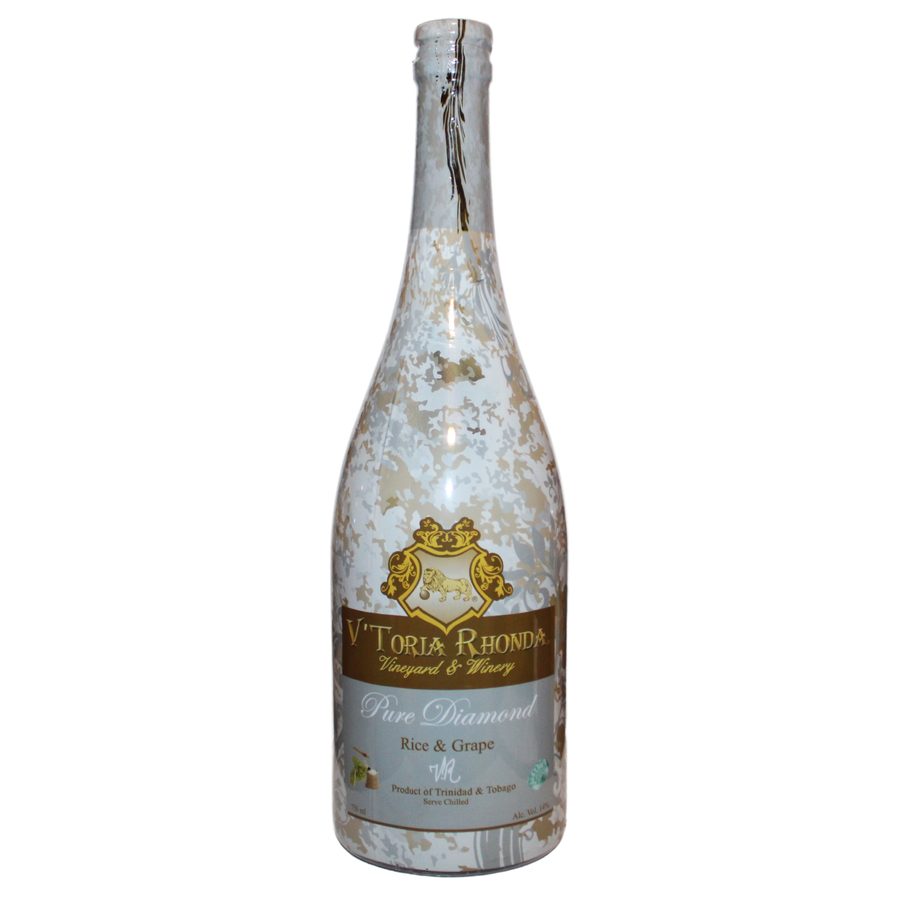 Pure Diamond wine bottle, Rice & Riesling